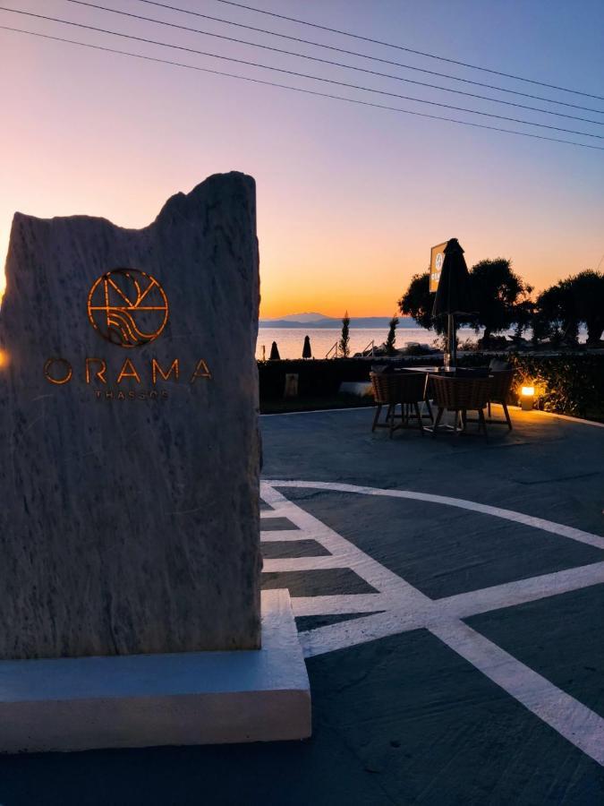 Orama Thassos Hotel Skala Sotiros Bagian luar foto