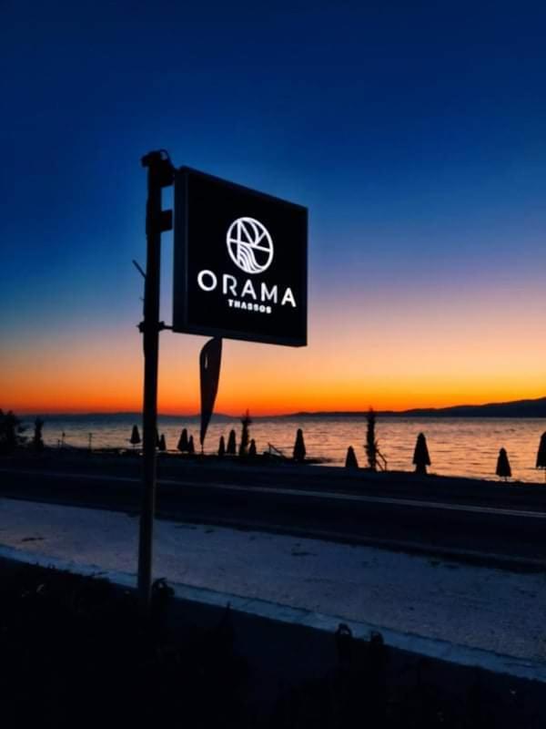 Orama Thassos Hotel Skala Sotiros Bagian luar foto