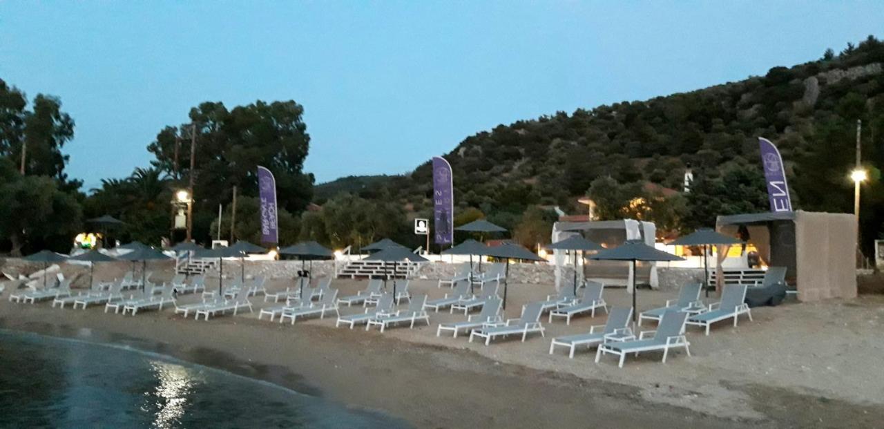 Orama Thassos Hotel Skala Sotiros Bagian luar foto